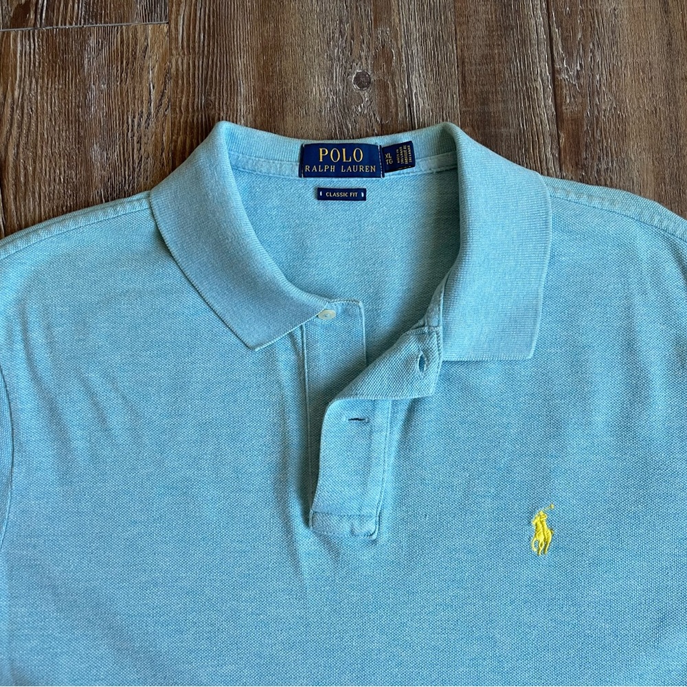 NWOT Men’s Blue Polo Shirt XL